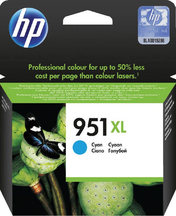 Inktcartridge HP 951XL blauw