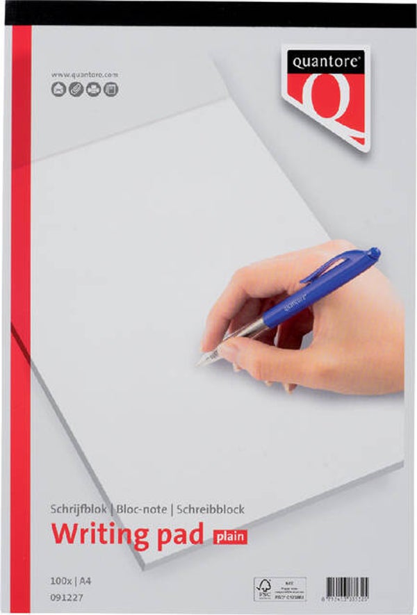 Schrijfblok Quantore A4 blanco