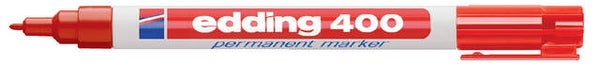 Viltstift edding 400 rond rood 1mm