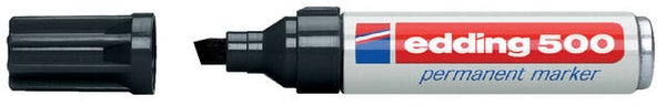 Viltstift edding 500 schuin zwart 2-7mm