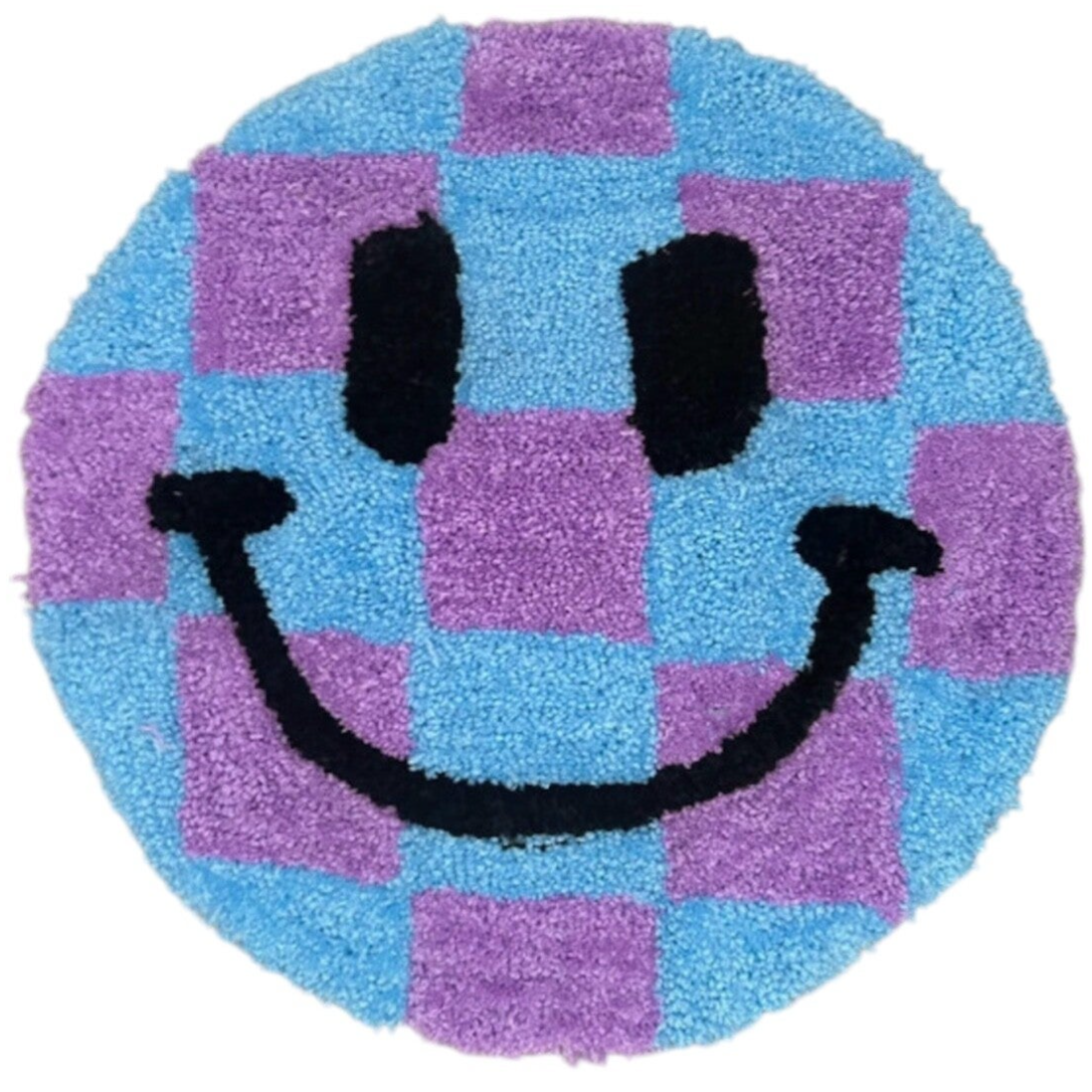 checkered smiley face