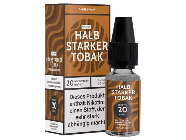 TANTE DAMPF - HALBSTARKER TOBAK - NIKOTINSALZ LIQUID
