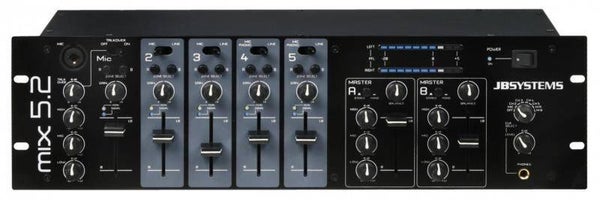 Jb systems Mix 5.2 11 Inputs, 5 Channels, 2 Zones