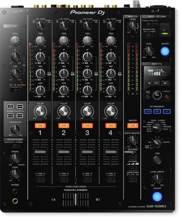 Pioneer DJ DJM-750MK2 - 4-channel mixer with club DNA