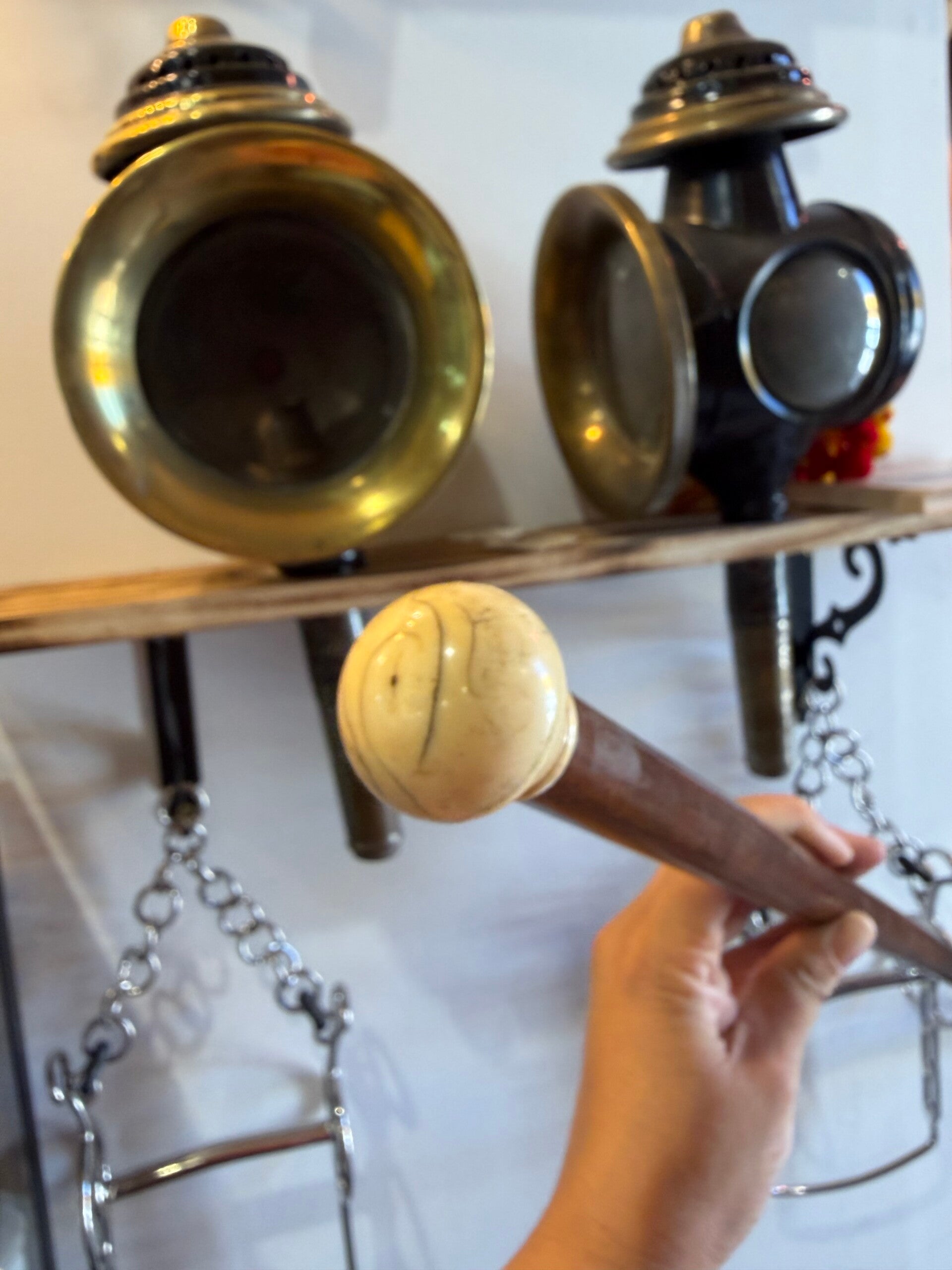 BASTÓN BOLA MARFIL