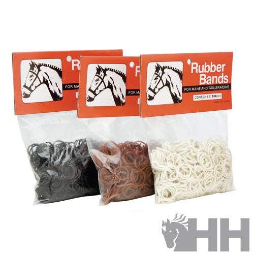 GOMAS PARA CRINES (BOLSA 500 UNIDADES)