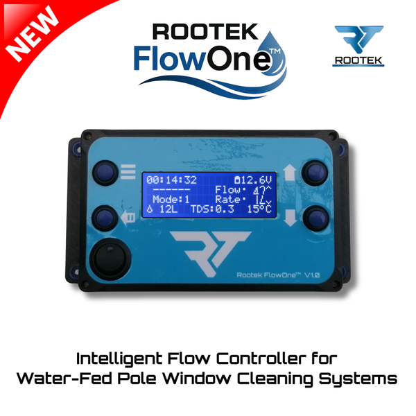Rootek FlowOne™ — Intelligent Pump Controller for Water-Fed Systems