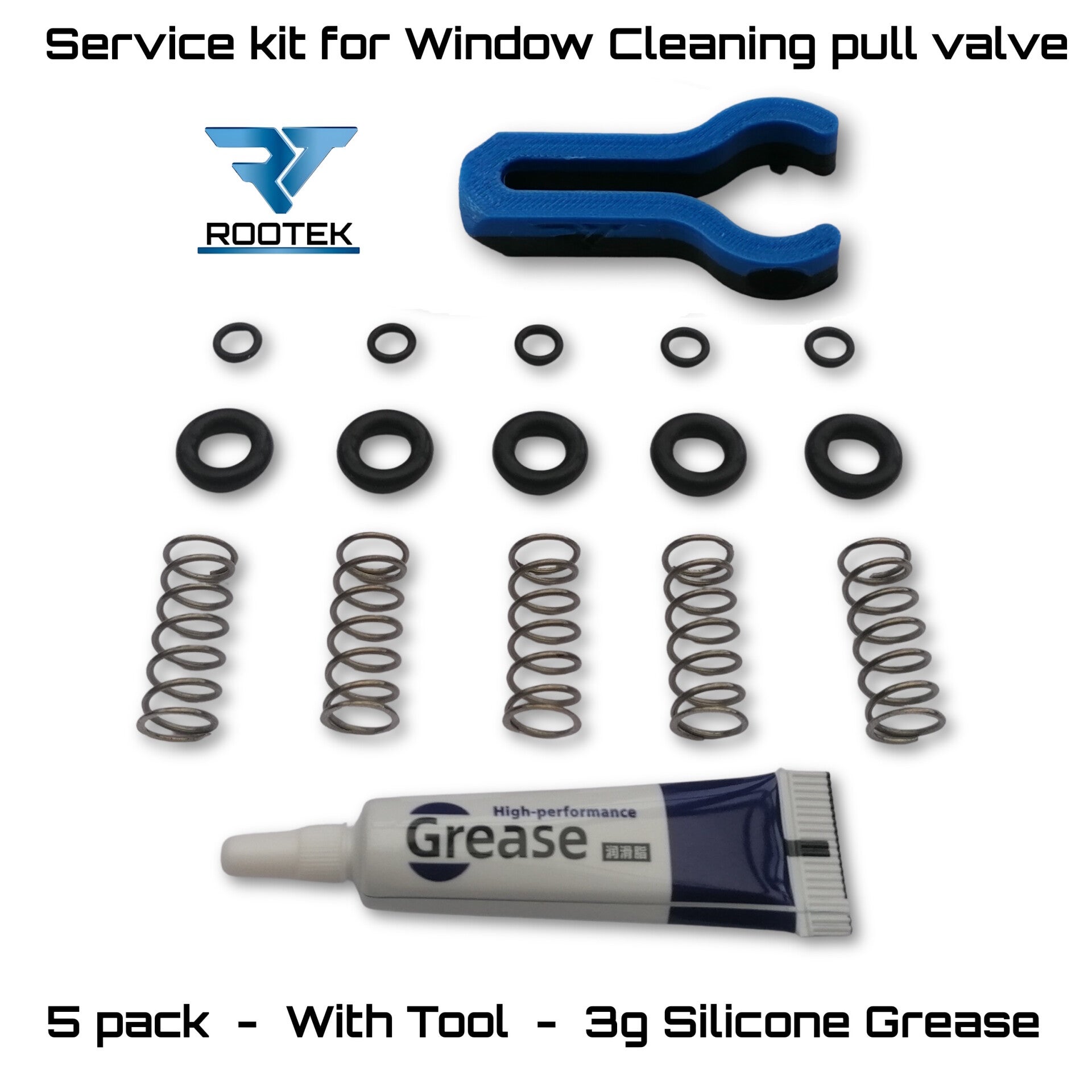 Pull Valve Service Kit for water fed pole