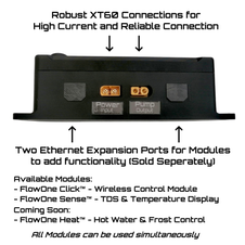 XT60 connections and expansion ports