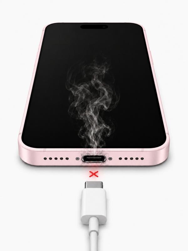Iphone 17e laddkontakt Original