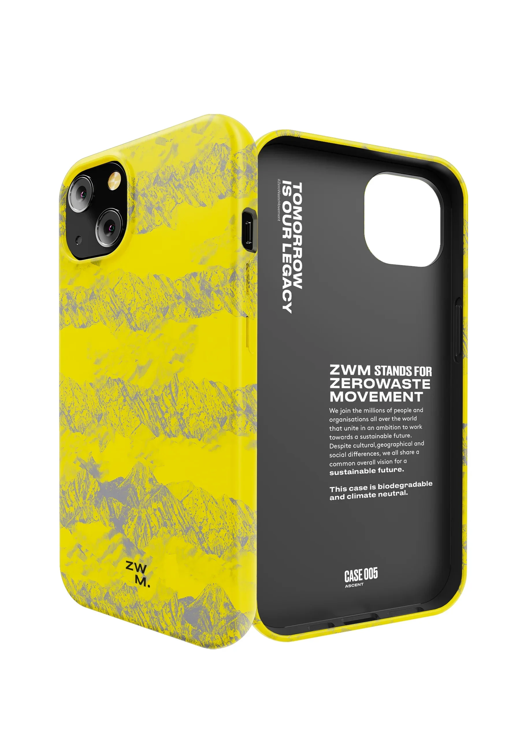 ZWM - Zero Waste Movement IPHONE 12 MINI  Yellow Black