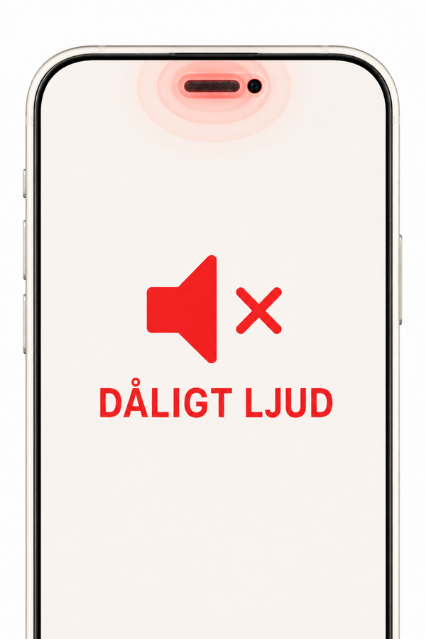 Iphone Air Samtal Högtalare byte Original
