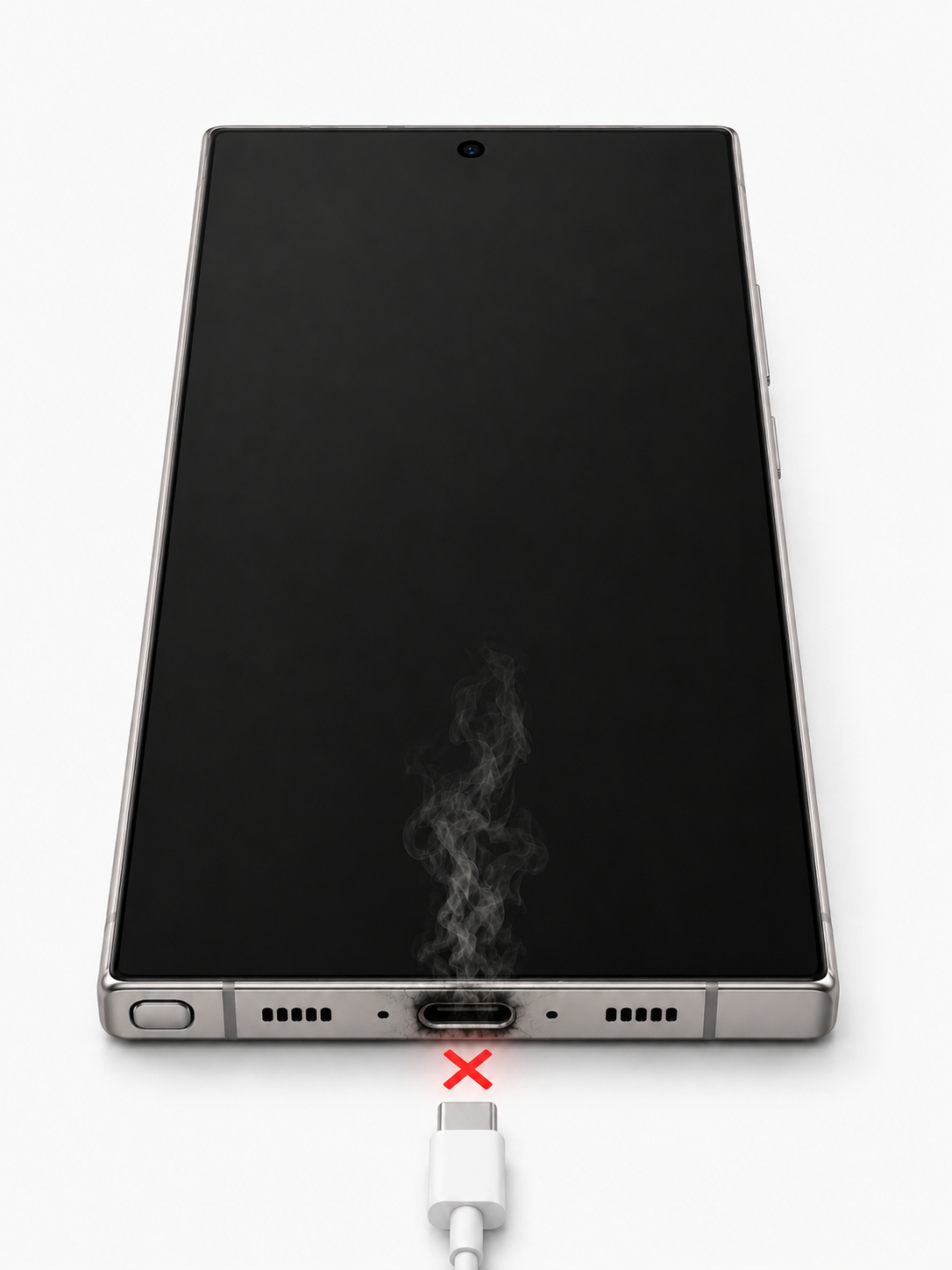 Samsung Galaxy S25 Ultra Laddkontakt byte AA