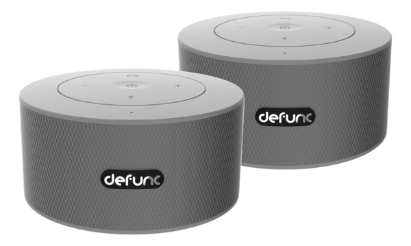 Defunc Duo Högtalare Silver