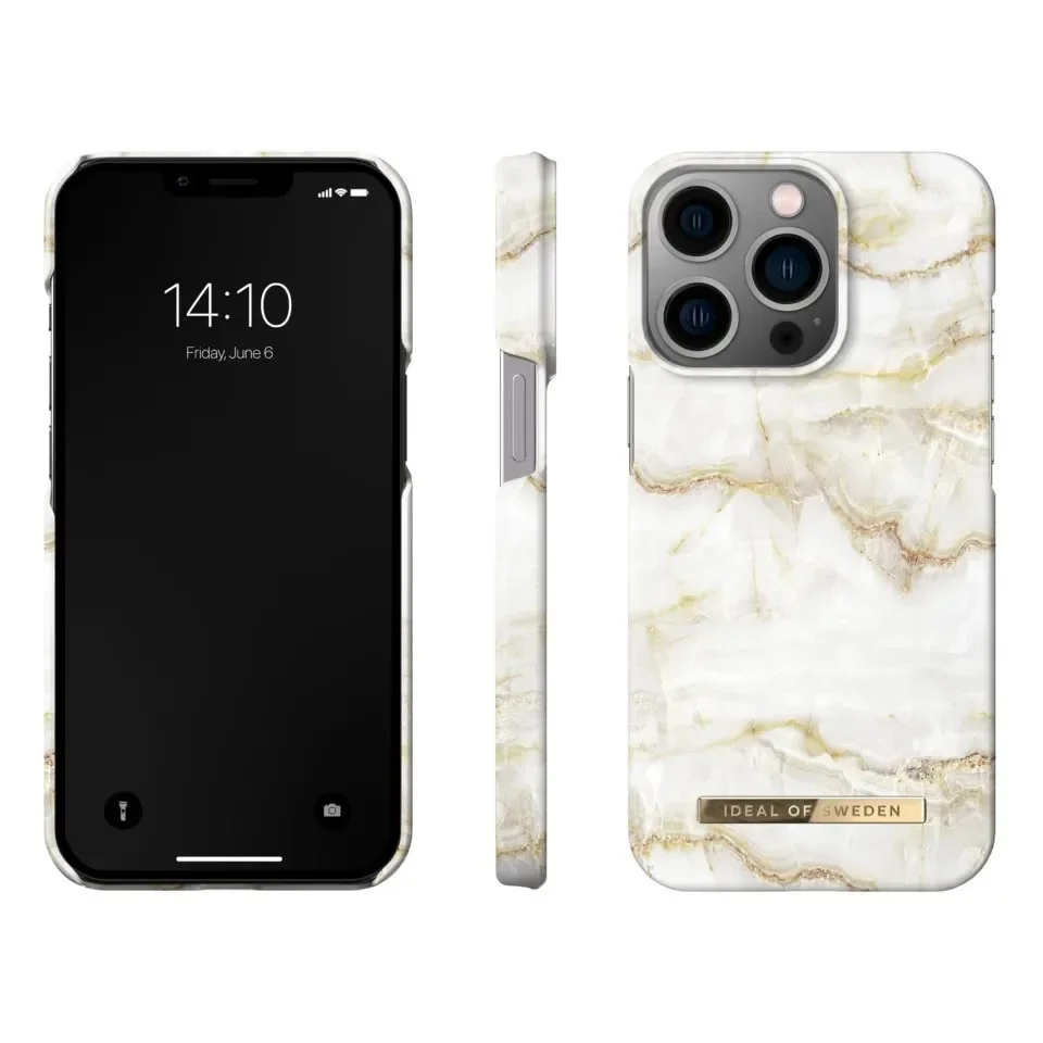 iDeal Of Sweden iPhone 12  PRO skal - Golden Pearl Marble