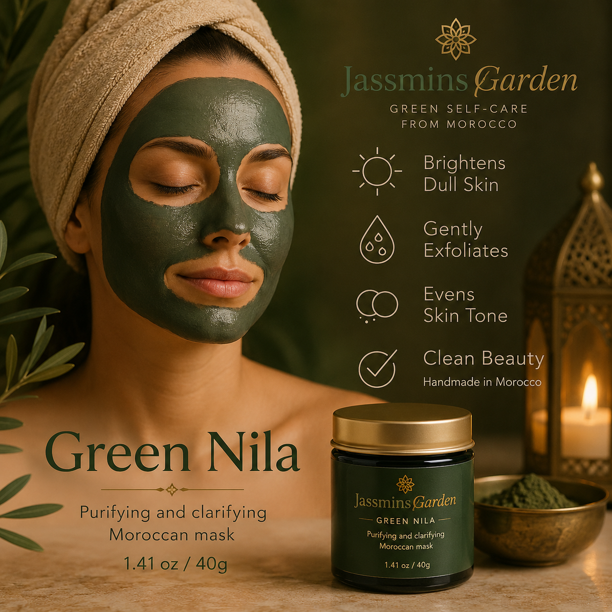 Nila indigopoeder — eeuwenoud Marokkaans beautyingrediënt