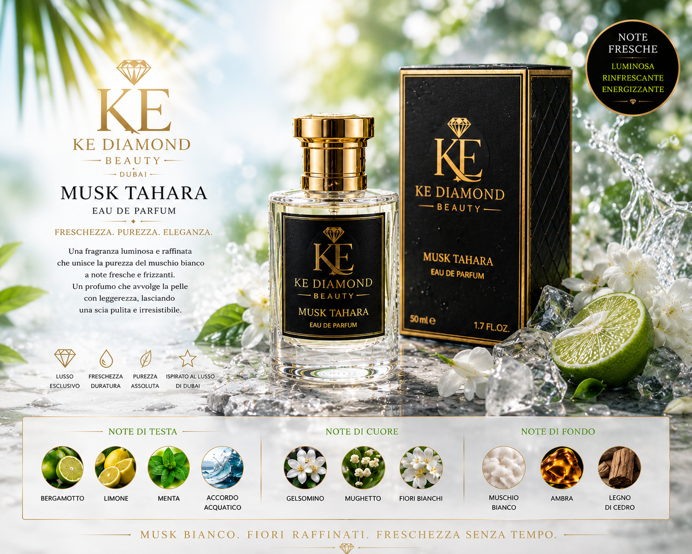 🌿 KE Diamond Beauty – Musk Tahara Fresh