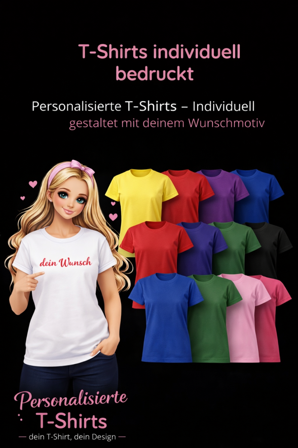 Personalisierte T-Shirts – individuell nach deinem Wunsch gestaltet