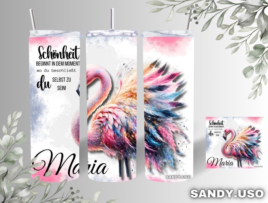 Thermobecher-Flamingo