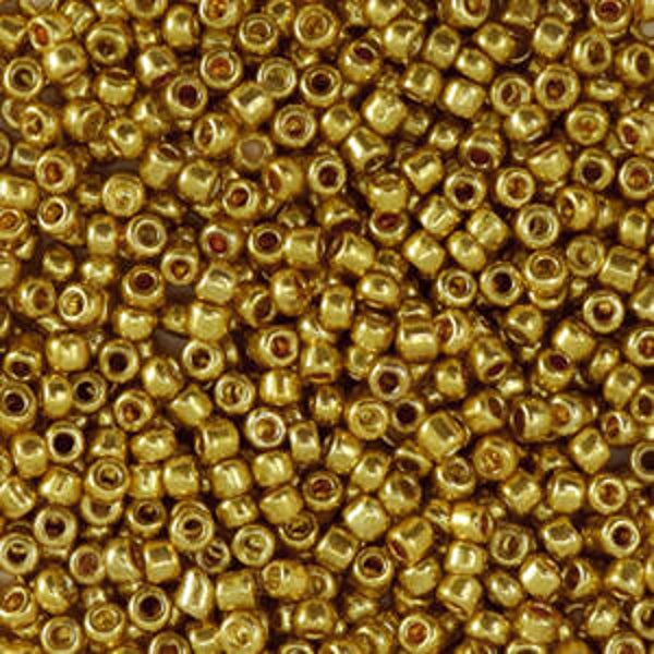 Rocailles 12/0 - 2mm 75930 Metallic Shine Gold