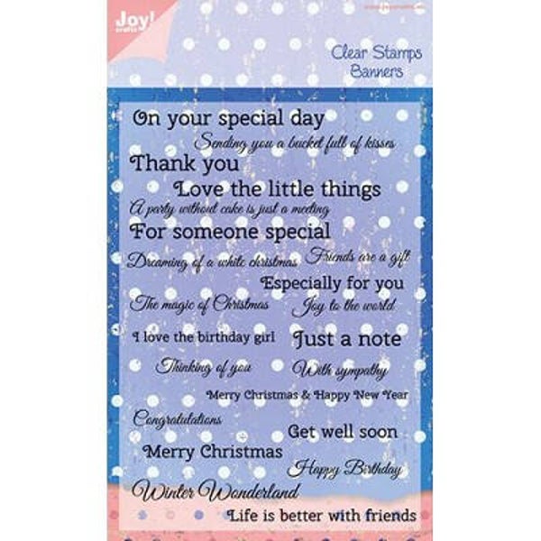 Joy Clear Stamp 6410/0338