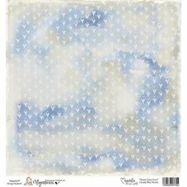 Magnolia Paper Mini Claudy Blue Hearts