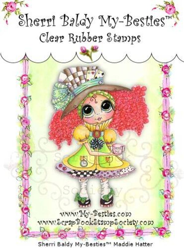MB 12 Clear Rubber Stamps Maddie Hatter My-Besties