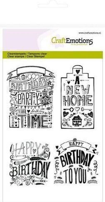 Craft Emotions Clear Stamp 130501/1259