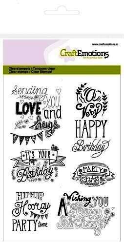 Craft Emotions Clear Stamp 130501/1258