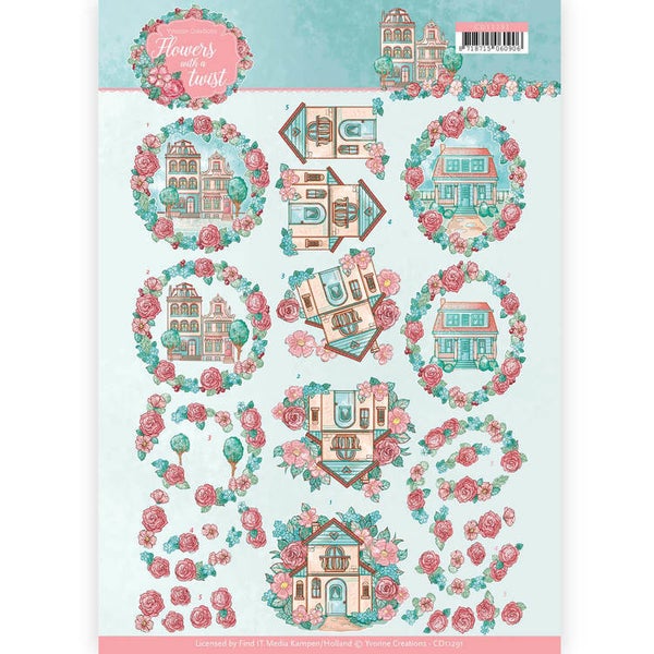 A4 Knipvel Yvonne Creations CD11291