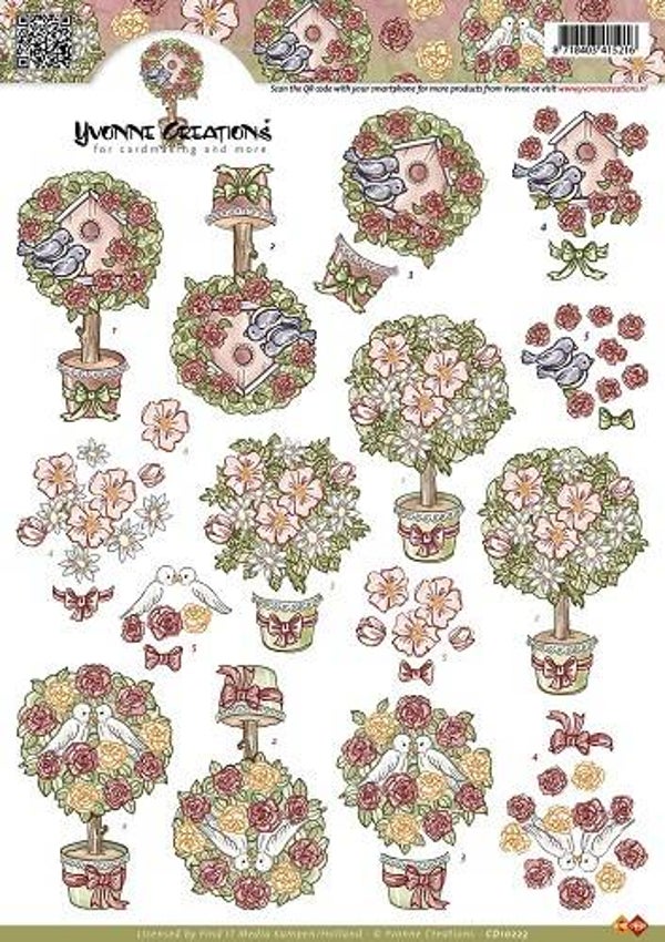 A4 Knipvel Yvonne Creations CD10223