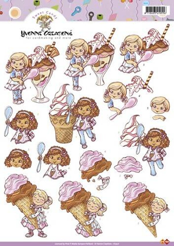 A4 Knipvel Yvonne Creations HJ7501