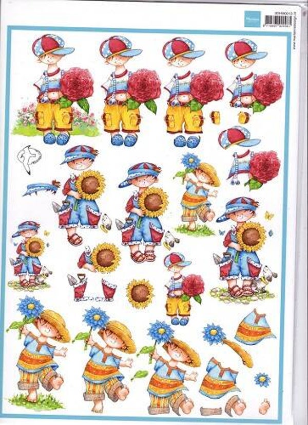 A4 Knipvel Marianne Design Snoesje 3DHM0013