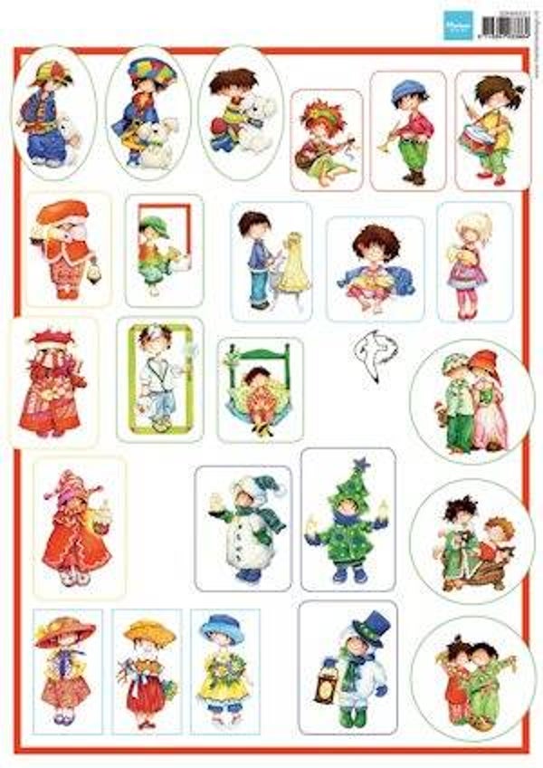 A4 Knipvel Marianne Design Snoesje 3DHM0051