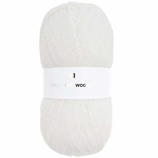 Rico Creative Soft wool Aran creme 001