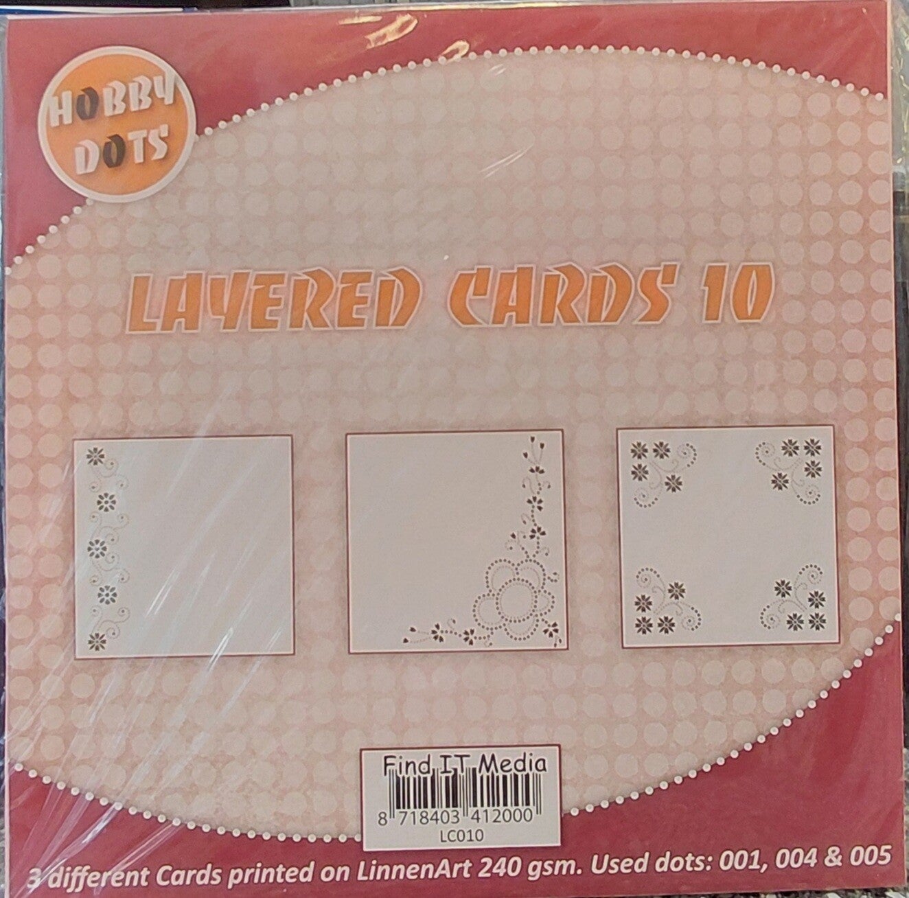 Hobbydots Layered Cards 10 - LC010