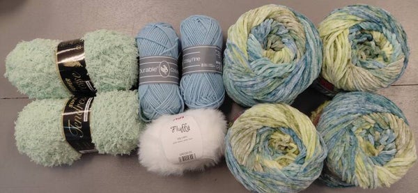 Pakket Gehaakt Hexagonvest Chenille C