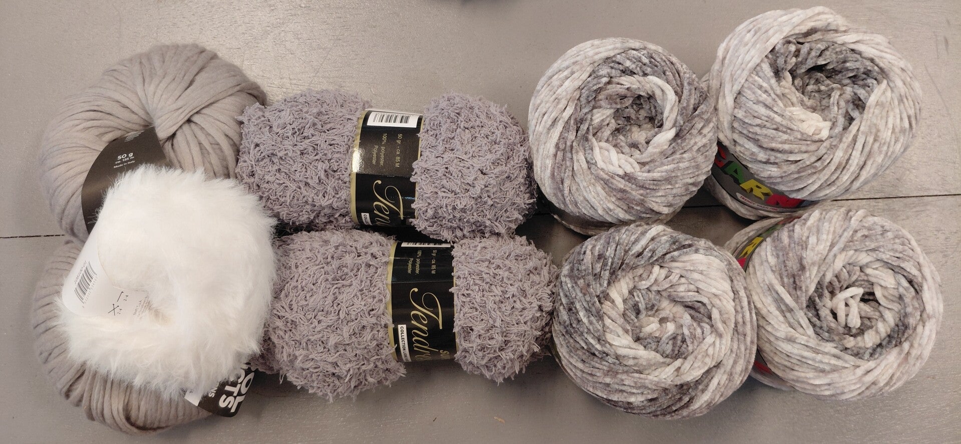 Pakket Gehaakt Hexagonvest Chenille D