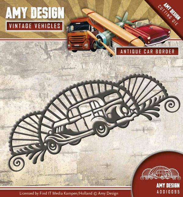 Snijmal Find it - ADD10095 - Antique Car Border