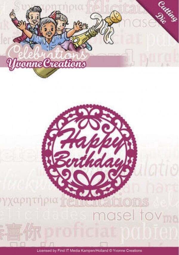 Snijmal Find it - YCD10050 - Happy Birthday