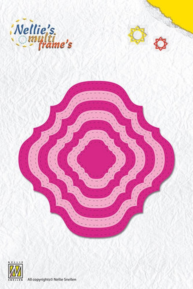 Snijmal Nellie's Choice MDF083 Dotted Ornament 1