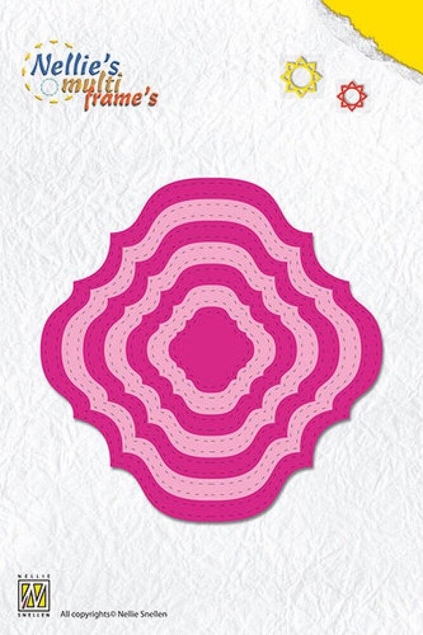 Snijmal Nellie's Choice MDF083 Dotted Ornament 1