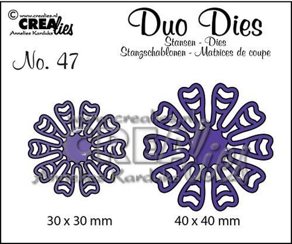 Snijmal Crealies Duo Dies CLDD 47, Bloemen 19