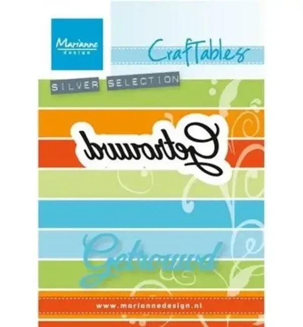 Snijmal Marianne Design - Craftables - CR 1372 Getrouwd