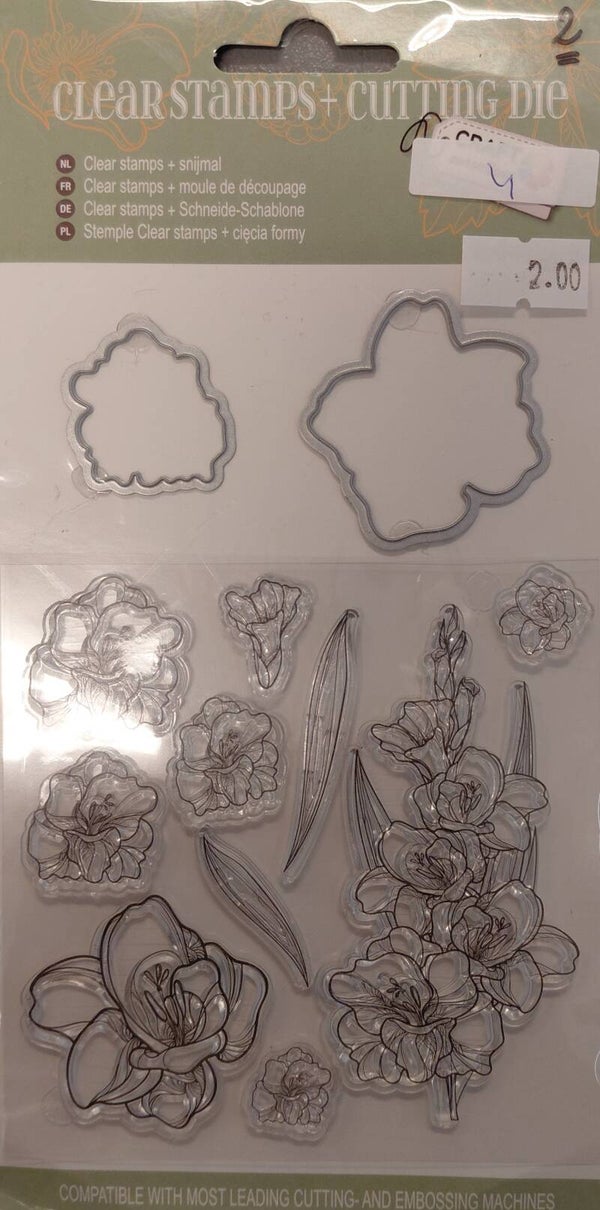 2e kans Stempel en Snijmal 4 - Bloemen