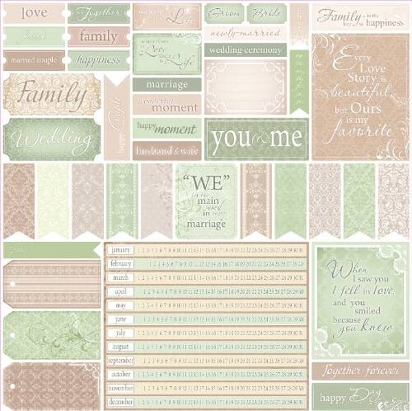 Scrapberry's Scrappapier 2625 For Wedding Cards