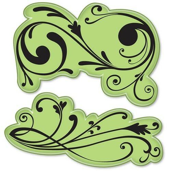 Inkadinkado Rubber Stamp Classic Flourish 60-60009