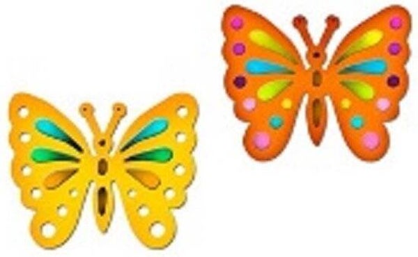 2e Kans Spellbinders Shapeabilities S3-038 Butterflies