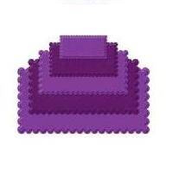 2e Kans Spellbinders Nestabilities S4-143Long Classic Scalloped Rectangles Large