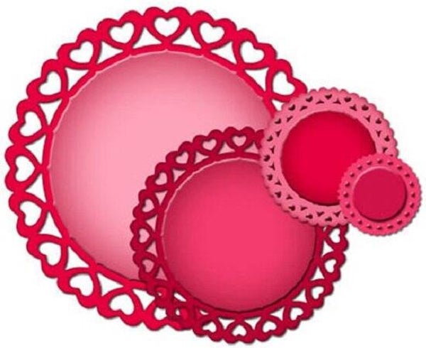 2e Kans Spellbinders Nestabilities S4- 316 Heart Circles